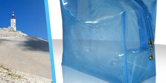 Fabricant de trousse cosmetique transparente PVC givre